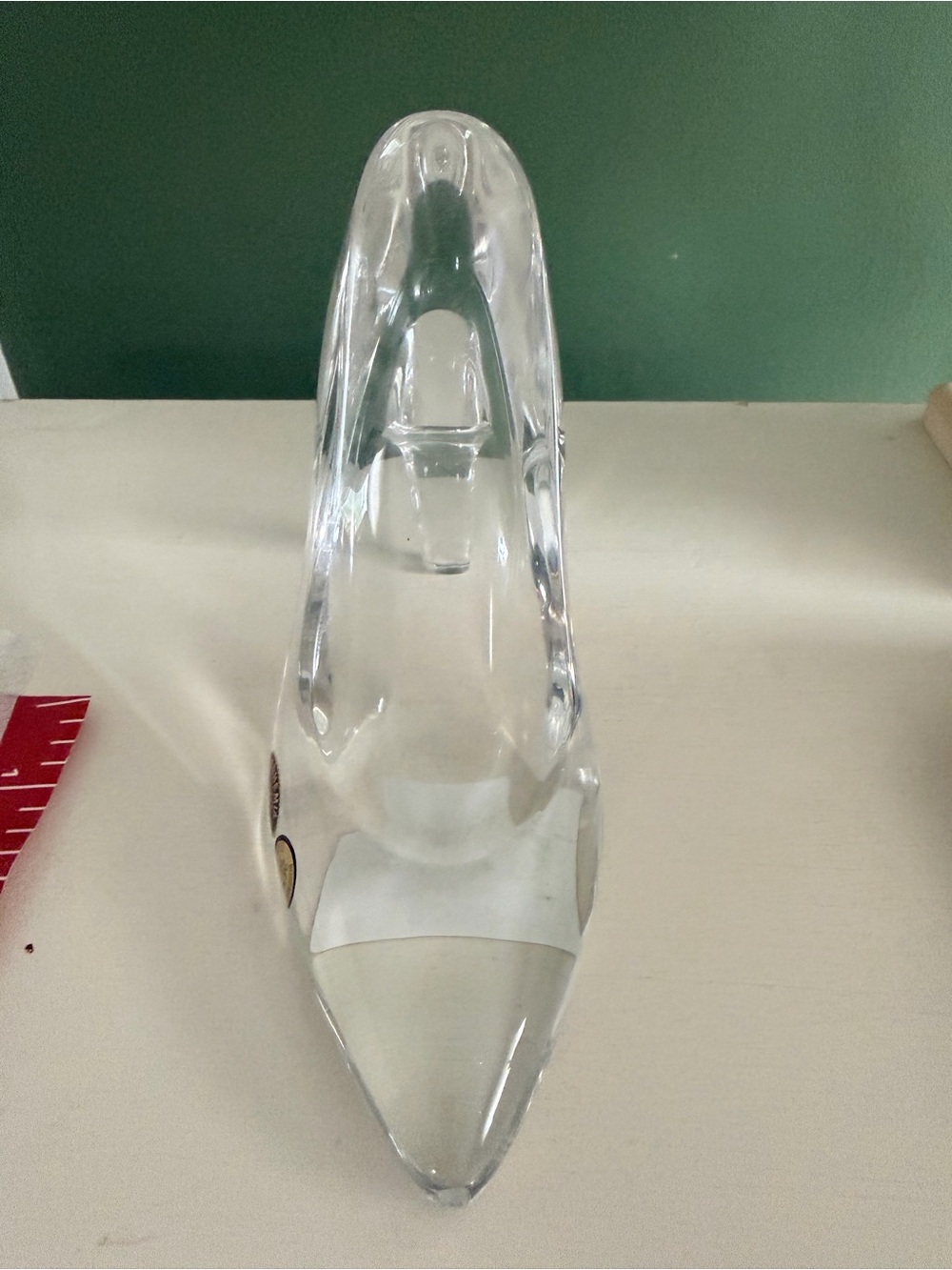 Cinderella Glass Slipper *** Vintage Bohemia Czech Republic 24% Lead Crystal
